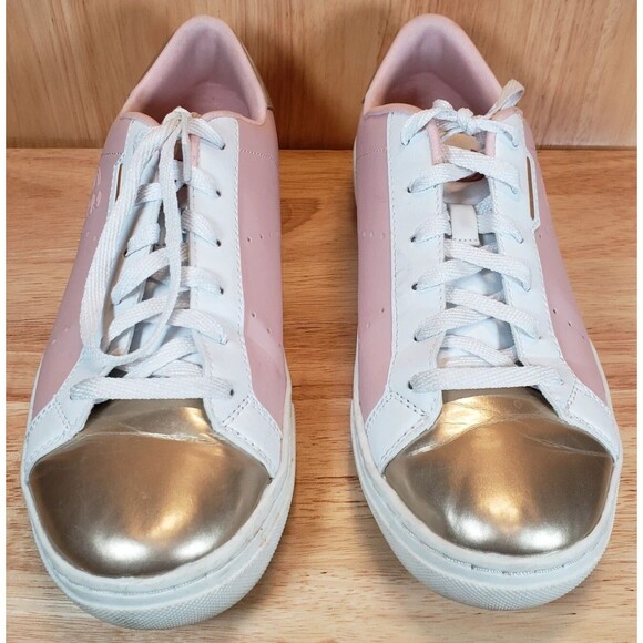 Skechers C3 Sneakers Women’s Size 8 Pink White Gold Toe Casual Comfort Shoes - Picture 2 of 11